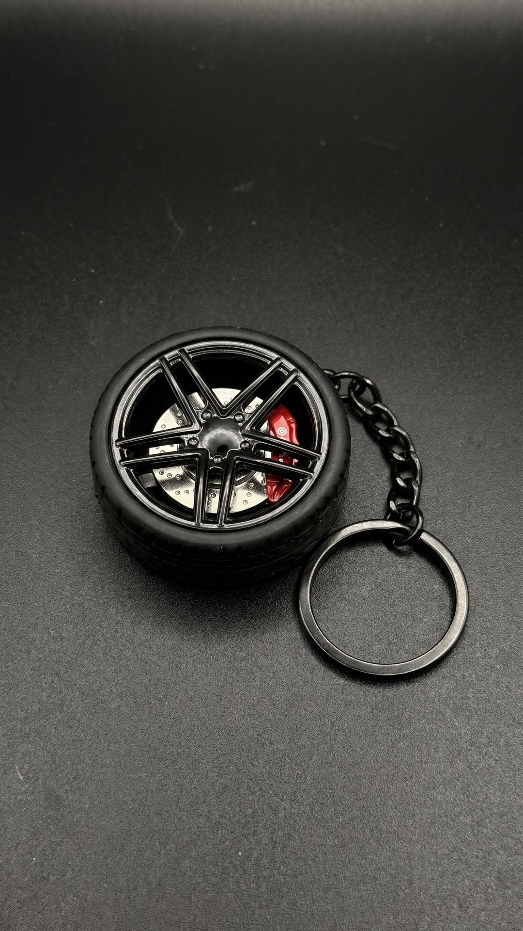 Wheel keychain – Black